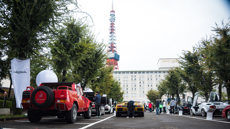 Illustration for article titled Japan's Lamborghini Day Is Delightfully Colorful